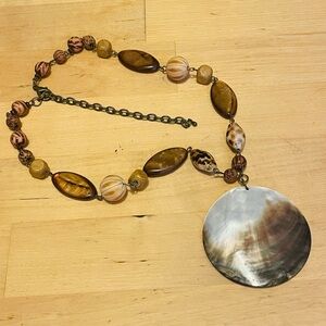 Boho Bead Shell Necklace